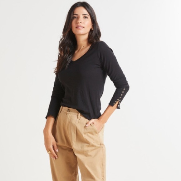 Nation Ltd Paige Smock Sleeve Tee - Picture 4 of 13